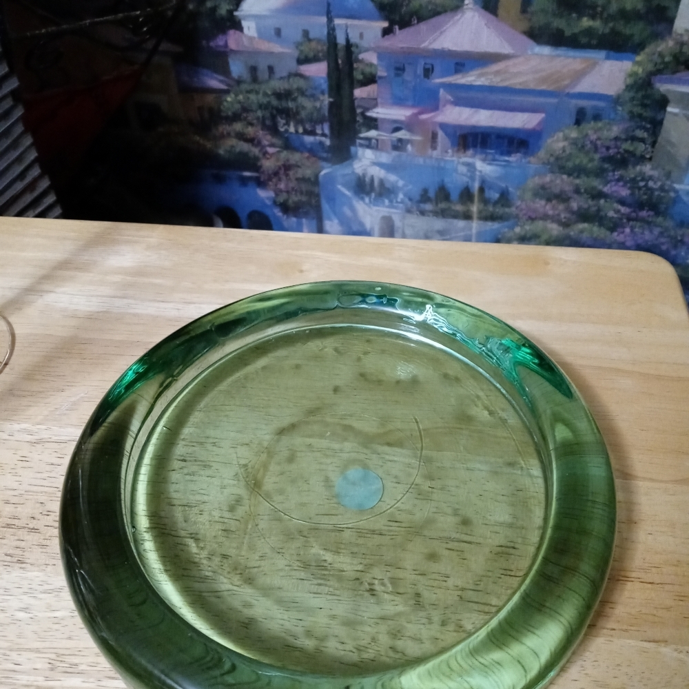 🍾🍸GREEN TRAY & 2 BAR GLASSES🍹🍹🍹🍷A FABULOUS VINTAGE GIFT. 🍸🍸 - Picture 6 of 15